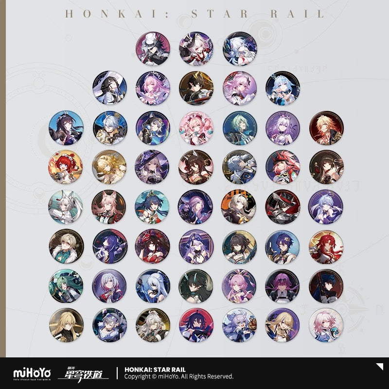 [PO] HSR Official Merch ✦ All-Stars Invite Series | Tinplate Badge