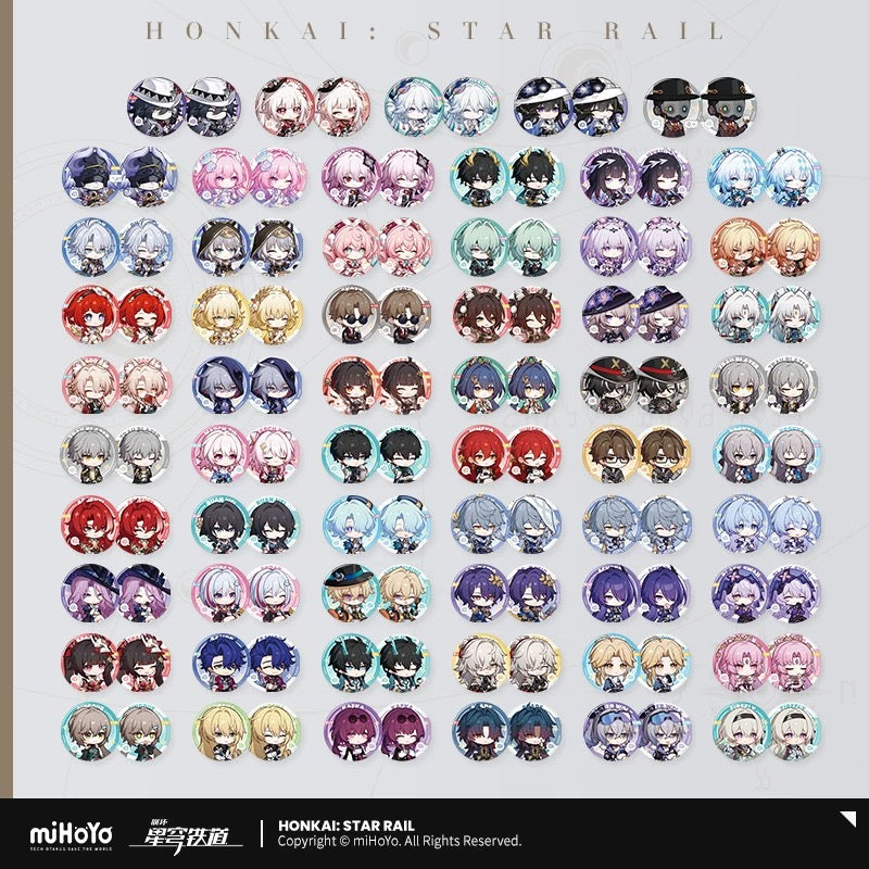 [PO] HSR Official Merch ✦ Owlbert Parlor Series | Tin Badge Set