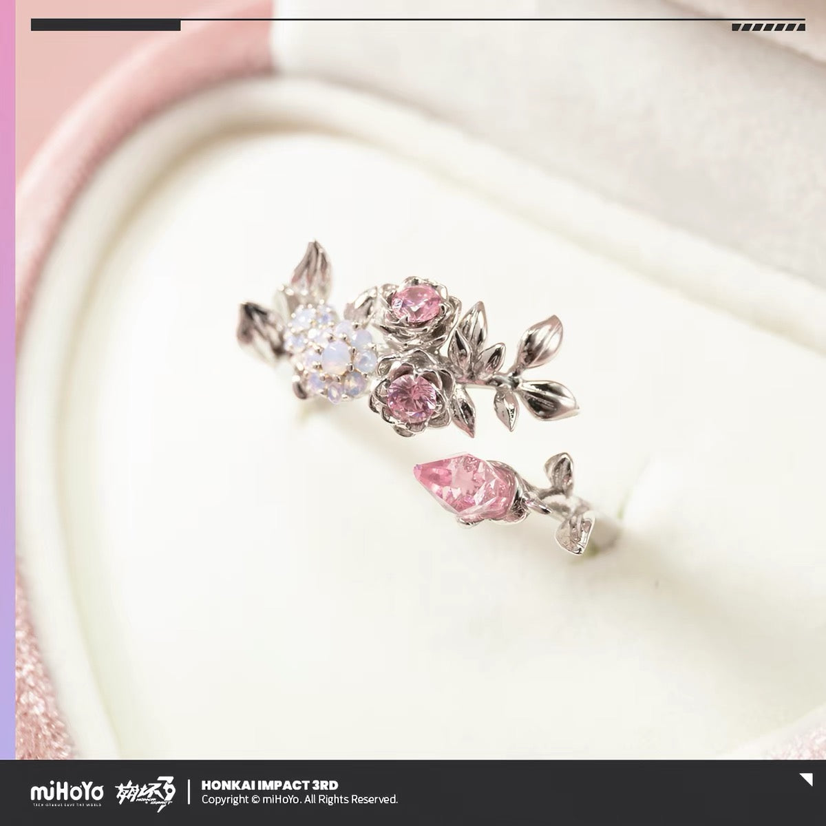 [PO] HI3 Official Merch ✦ Elysia “True Self” • Herrscher of Human: Ego Themed Vow Ring Gift Box