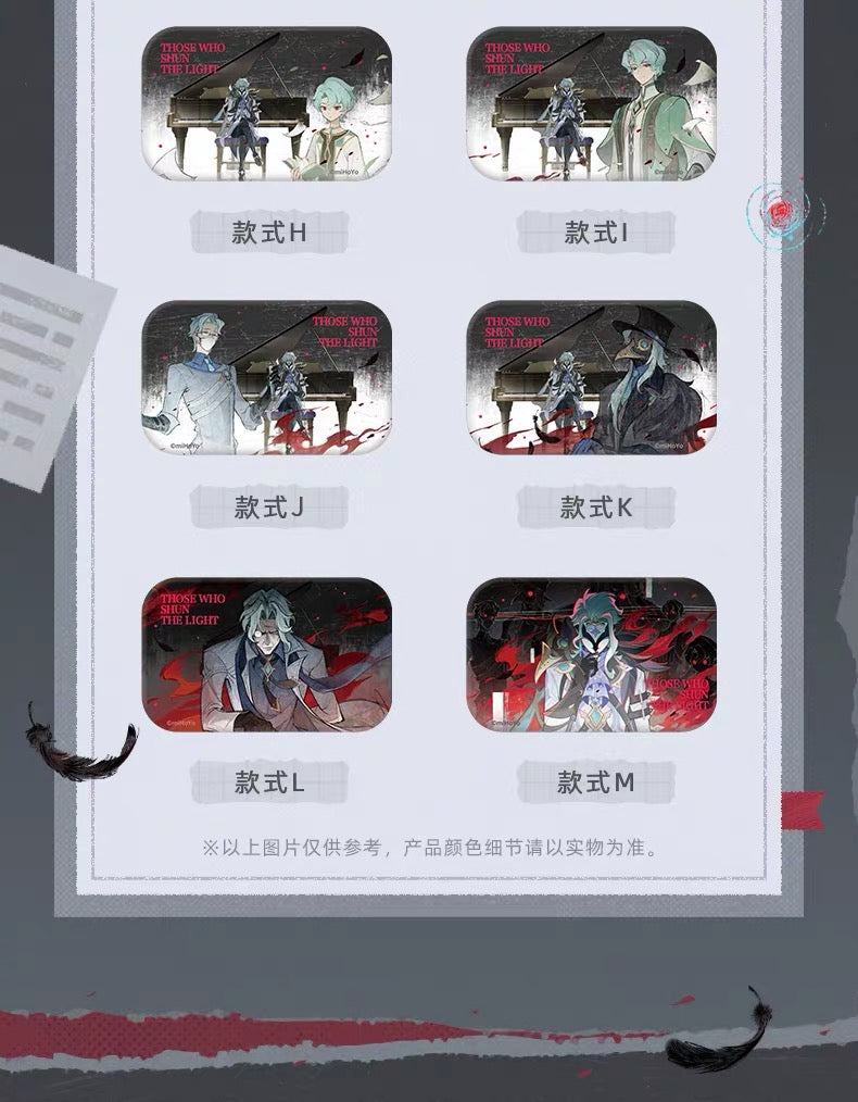 [PO] GI Official Merch ✦ "Those Who Shun the Light" Series | Badge Blind Box