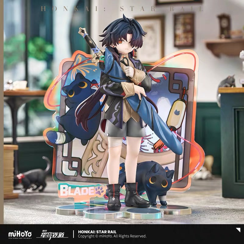 [PO] HSR Official Merch ✦ Tiny Cat Series | Blade Figure [First Deposit]