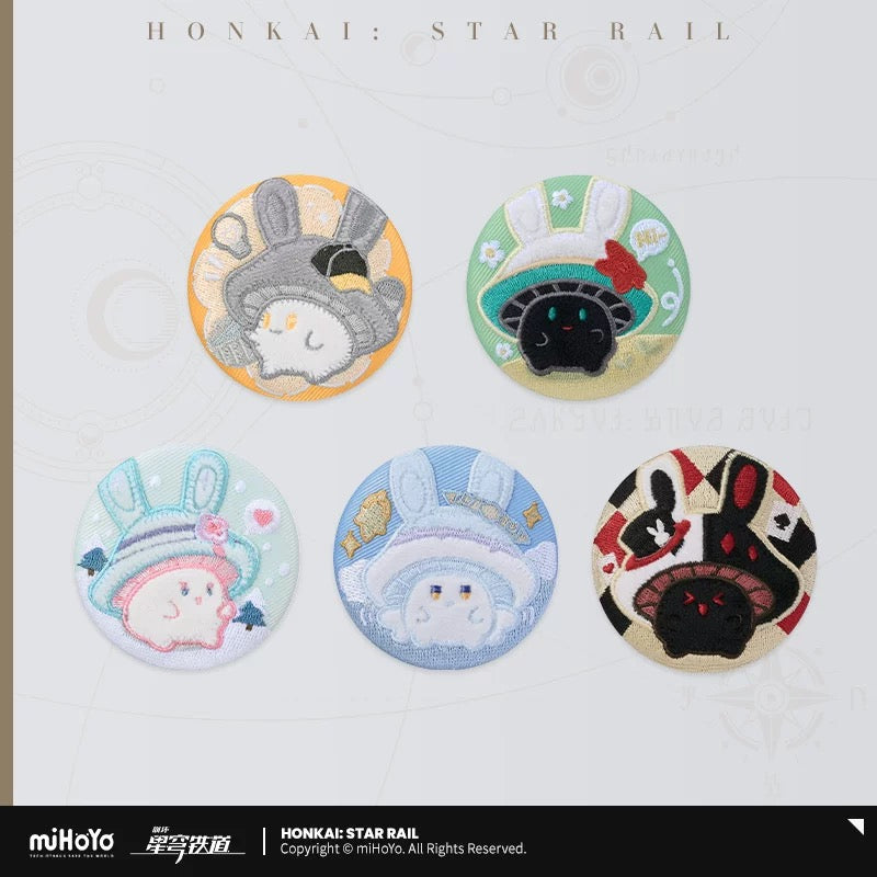 [PO] HSR Official Merch ✦ Mushy Shroomy Series | Embroidered Badge