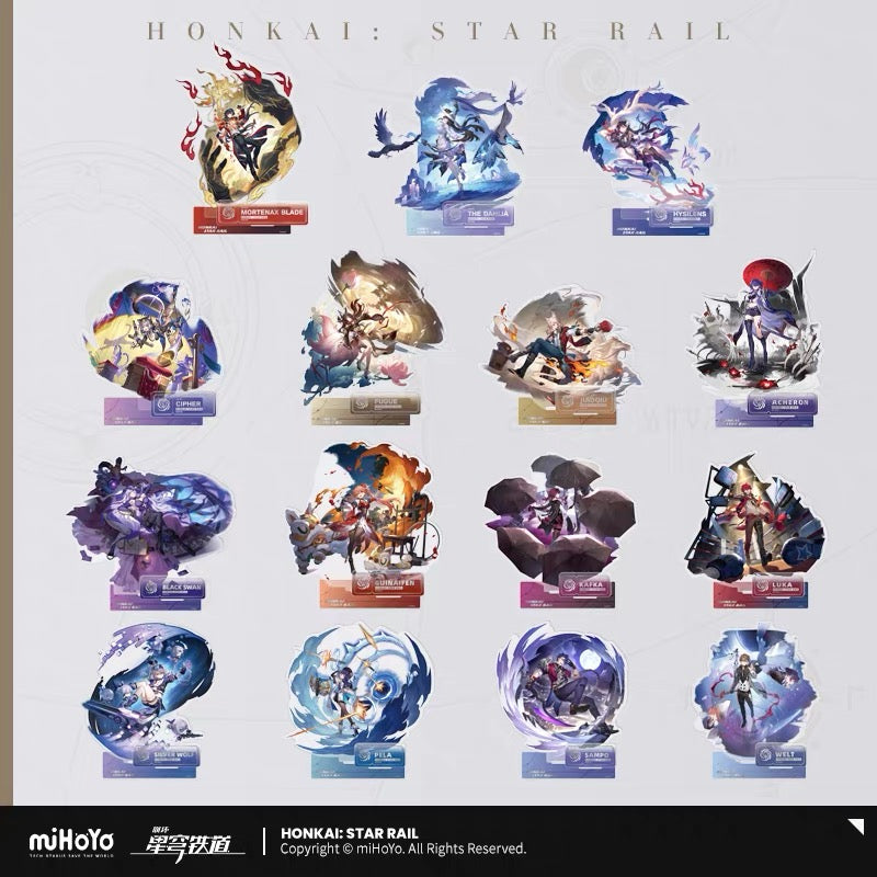 [PO] HSR Official Merch ✦ Splash Art Series | Acrylic Stand