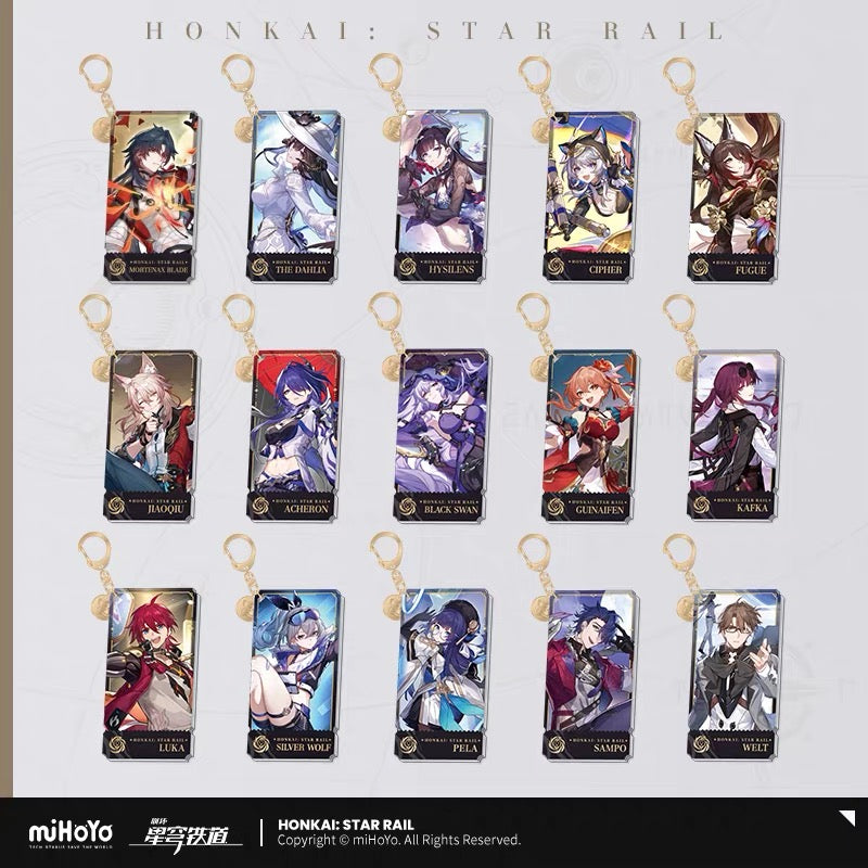 [PO] HSR Official Merch ✦ Splash Art Series | Acrylic Keychain
