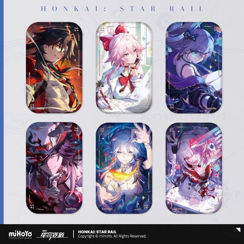 [PO] HSR Official Merch ✦ Light Cone Series | Rectangular Tinplate Badge