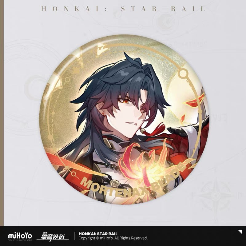 [PO] HSR Official Merch ✦ Splash Art Series | Round Tin Badge