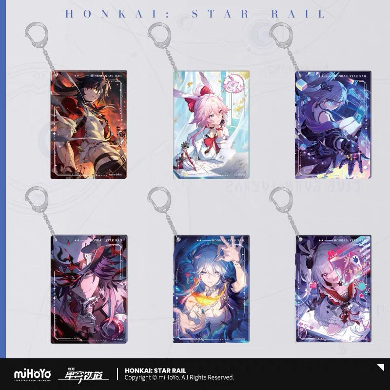 [PO] HSR Official Merch ✦  Light Cone Series | Acrylic Keychain