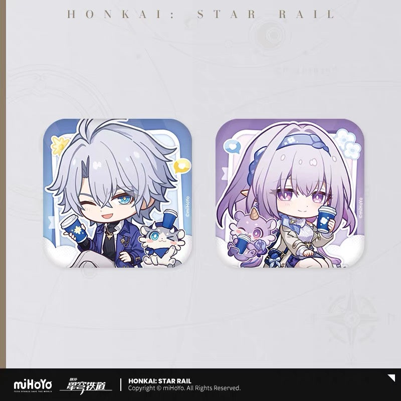 [PO] HSR Official Merch ✦ Express Travel Series | Chibi Tinplate Badge