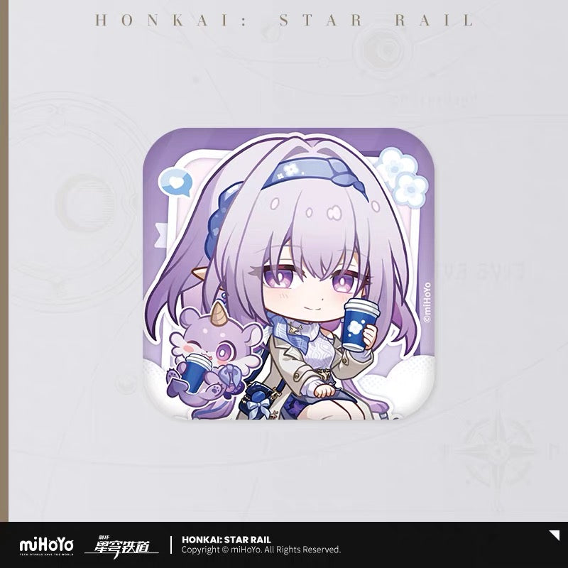 [PO] HSR Official Merch ✦ Express Travel Series | Chibi Tinplate Badge