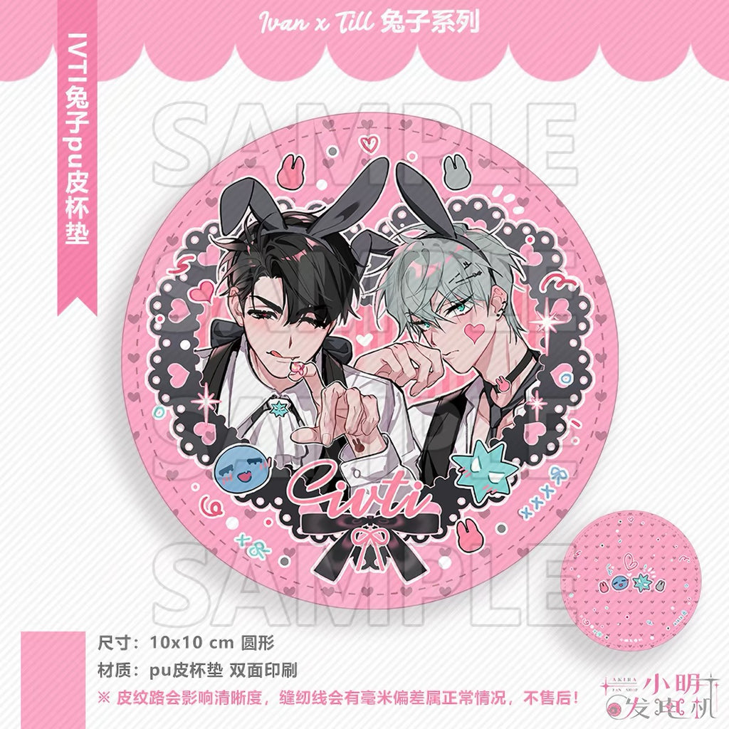 [PO] ALNST Fan Merch (CN) ✦ IVTI • Rabbit / Actor / Highschool Photocard Set, Coaster, and Keychain
