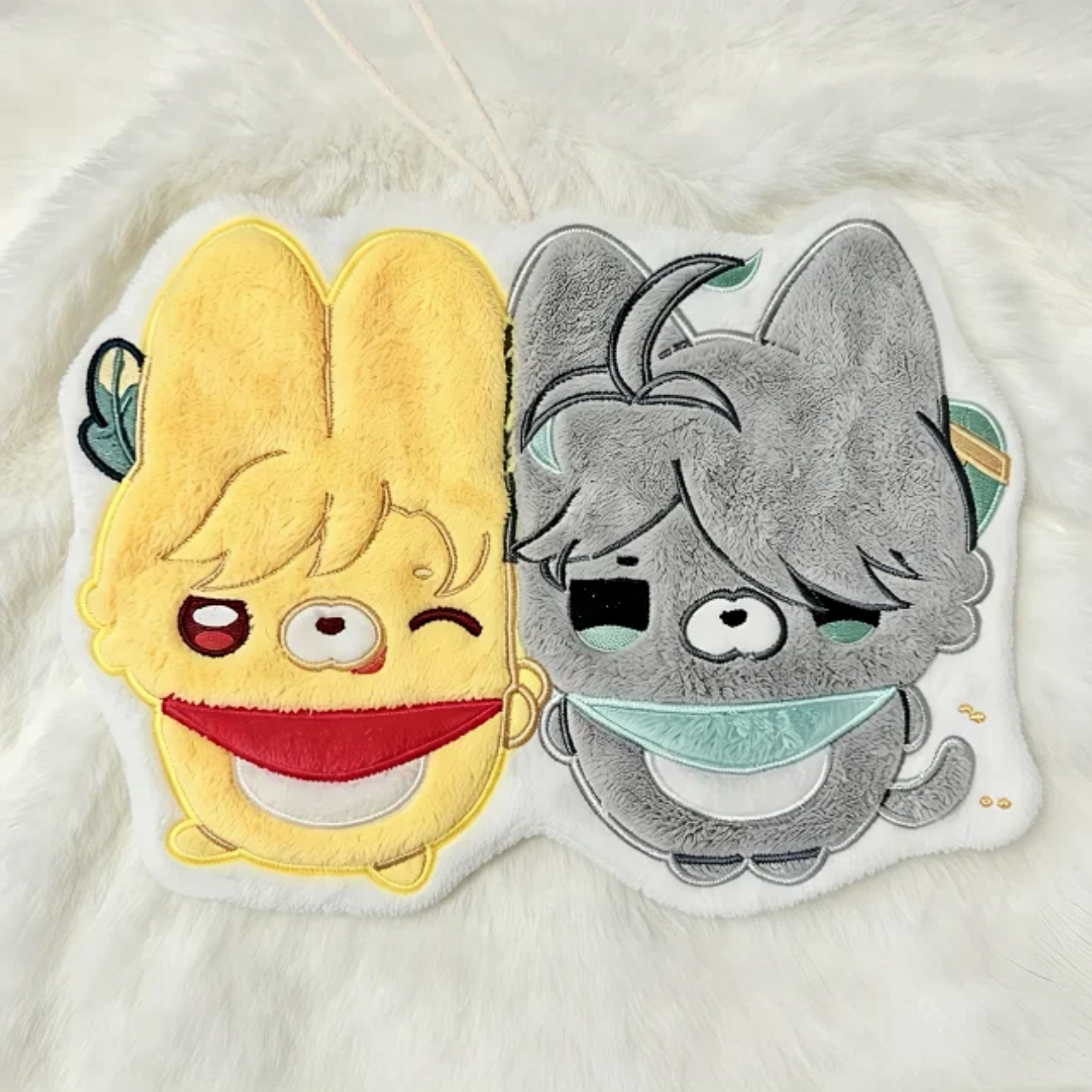 [PO] HSR Fan Merch ✦ Good Kitty, Bad Bunny & Bad Kitty, Good Bunny Haikaveh 10cm Dolls