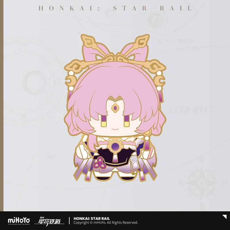 [PO] HSR Official Merch ✦ Chibi Doll Series | Wobble Enamel Badge