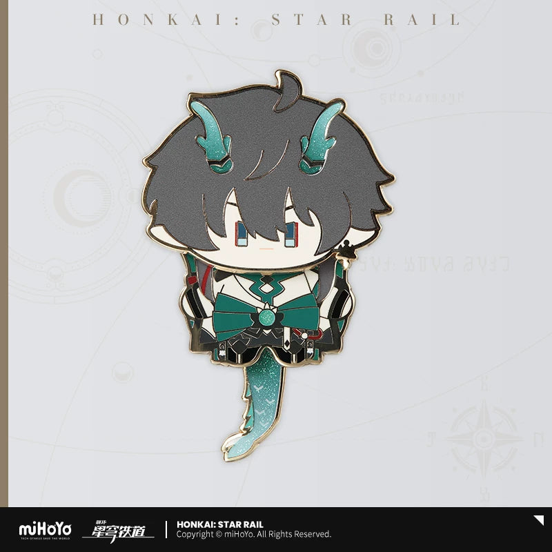 [PO] HSR Official Merch ✦ Chibi Doll Series | Wobble Enamel Badge
