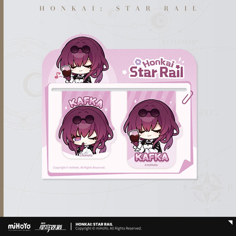 [PO] HSR Official Merch ✦ Pom-Pom Gallery Series | Soft Magnetic Bookmark Set