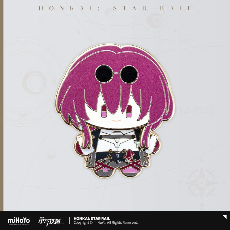 [PO] HSR Official Merch ✦ Chibi Doll Series | Wobble Enamel Badge