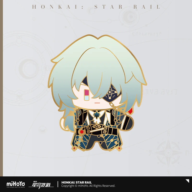 [PO] HSR Official Merch ✦ Chibi Doll Series | Wobble Enamel Badge