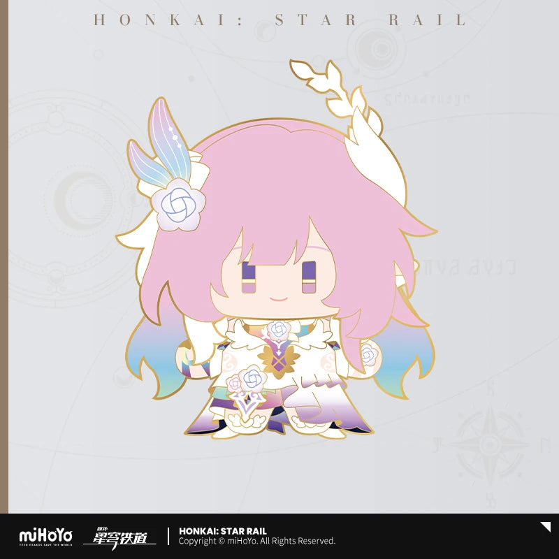 [PO] HSR Official Merch ✦ Chibi Doll Series | Wobble Enamel Badge