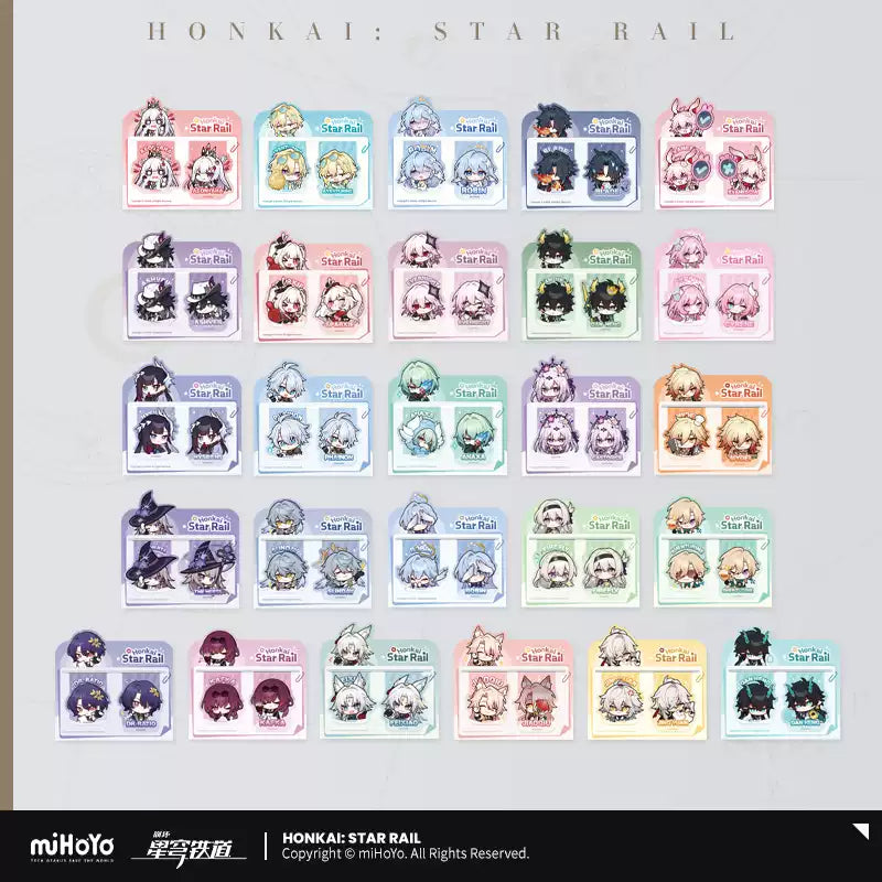 [PO] HSR Official Merch ✦ Pom-Pom Gallery Series | Soft Magnetic Bookmark Set