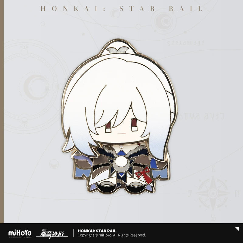 [PO] HSR Official Merch ✦ Chibi Doll Series | Wobble Enamel Badge