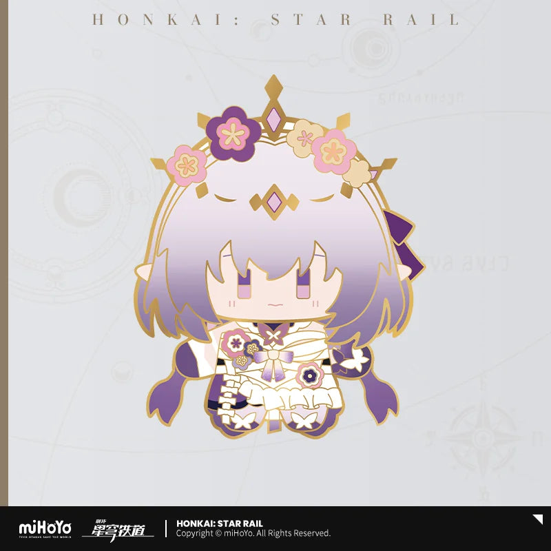 [PO] HSR Official Merch ✦ Chibi Doll Series | Wobble Enamel Badge
