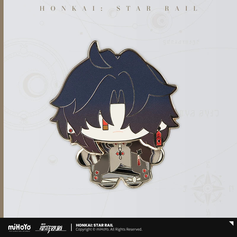 [PO] HSR Official Merch ✦ Chibi Doll Series | Wobble Enamel Badge