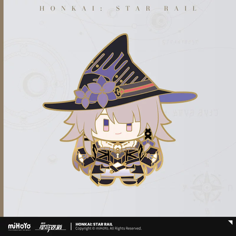 [PO] HSR Official Merch ✦ Chibi Doll Series | Wobble Enamel Badge