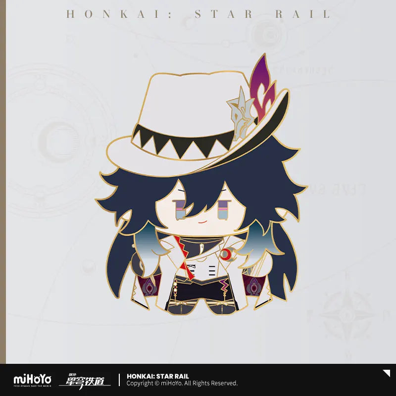[PO] HSR Official Merch ✦ Chibi Doll Series | Wobble Enamel Badge