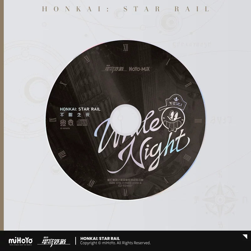 While Night CD disc closeup