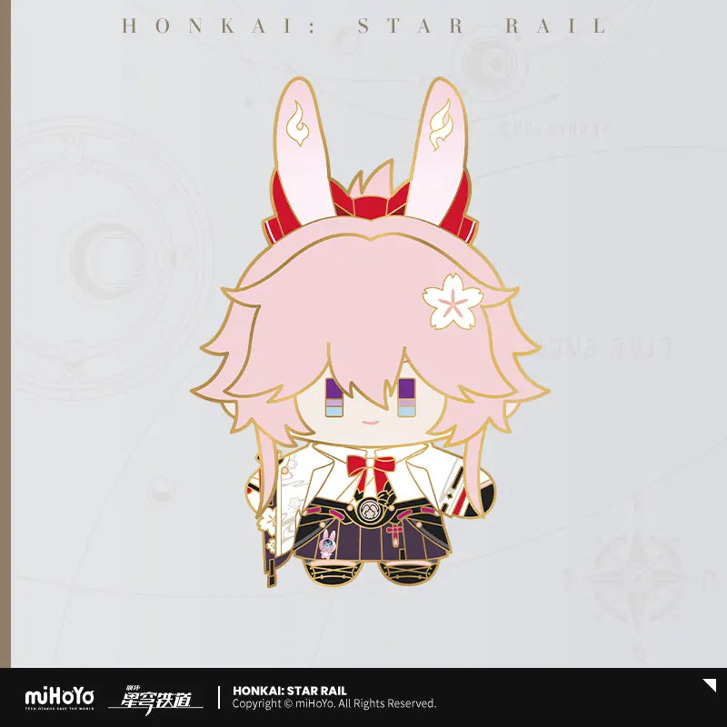 [PO] HSR Official Merch ✦ Chibi Doll Series | Wobble Enamel Badge