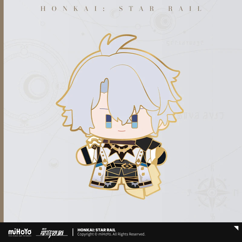 [PO] HSR Official Merch ✦ Chibi Doll Series | Wobble Enamel Badge