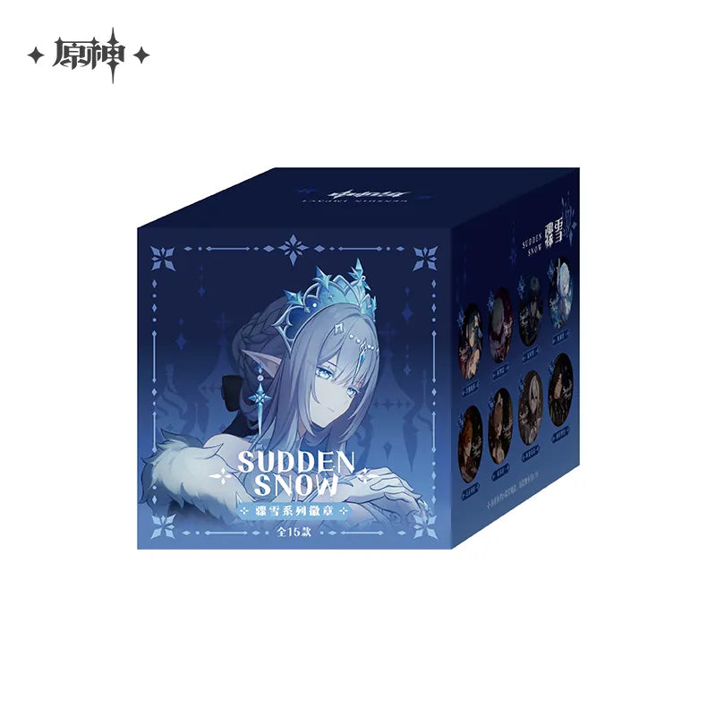 [PO] GI Official Merch ✦ Sudden Snow Series | Badge Blind Box