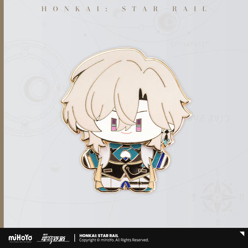 [PO] HSR Official Merch ✦ Chibi Doll Series | Wobble Enamel Badge