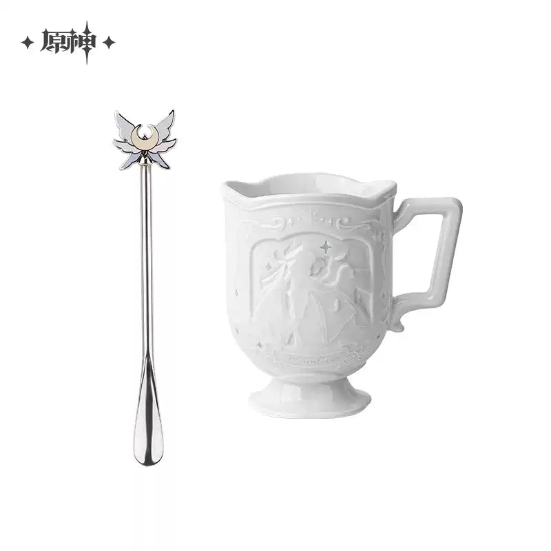 [PO] GI Official Merch ✦ The Returning Moon Goddess Series | Columbina Impression Linglong Porcelain Cup Set