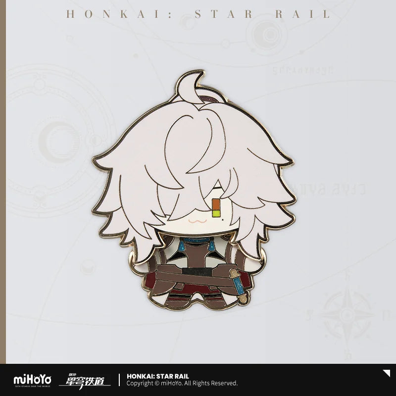 [PO] HSR Official Merch ✦ Chibi Doll Series | Wobble Enamel Badge