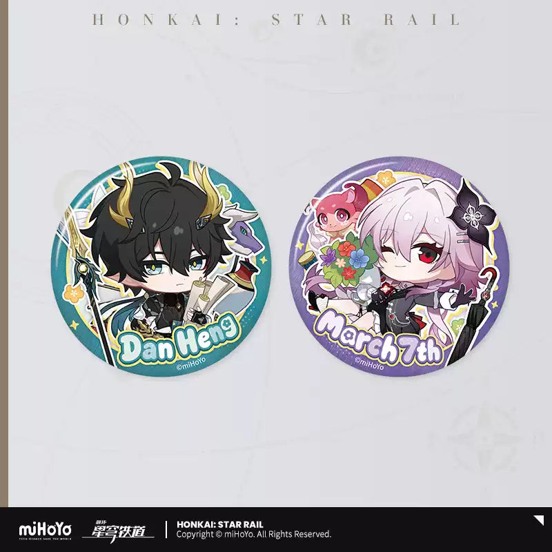 [PO] HSR Official Merch ✦ Autumn Celebration Series | Chibi Tinplate Badge