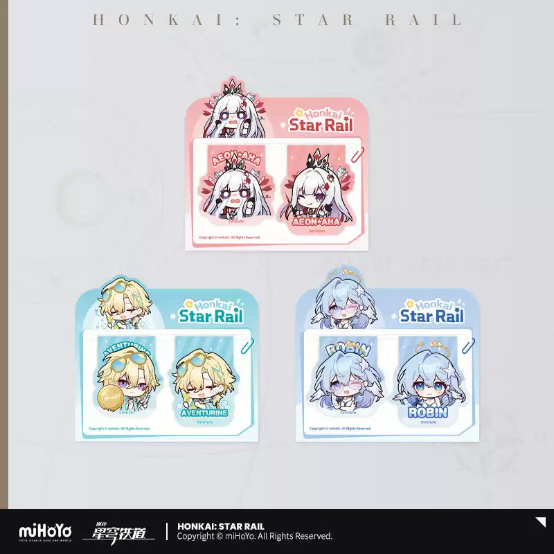 [PO] HSR Official Merch ✦ Pom-Pom Gallery Series | Soft Magnetic Bookmark Set