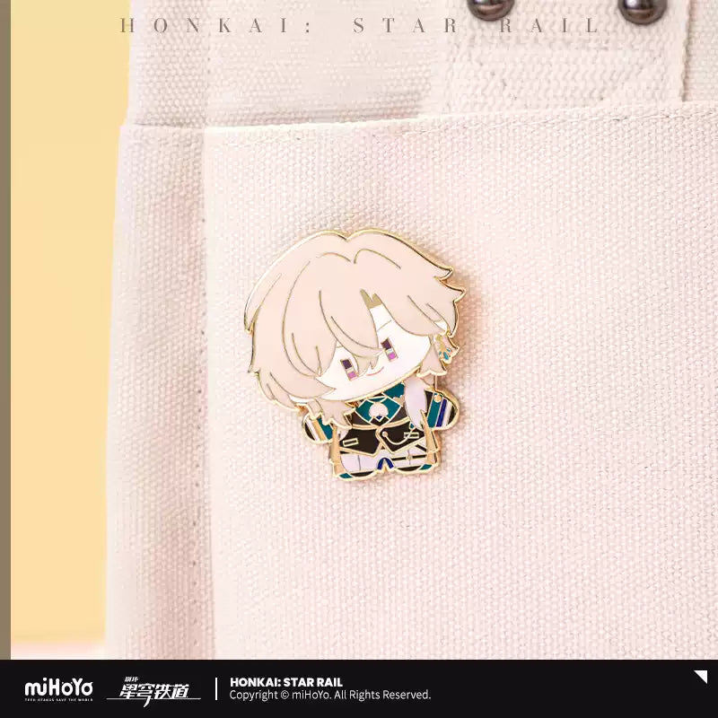 [PO] HSR Official Merch ✦ Chibi Doll Series | Wobble Enamel Badge