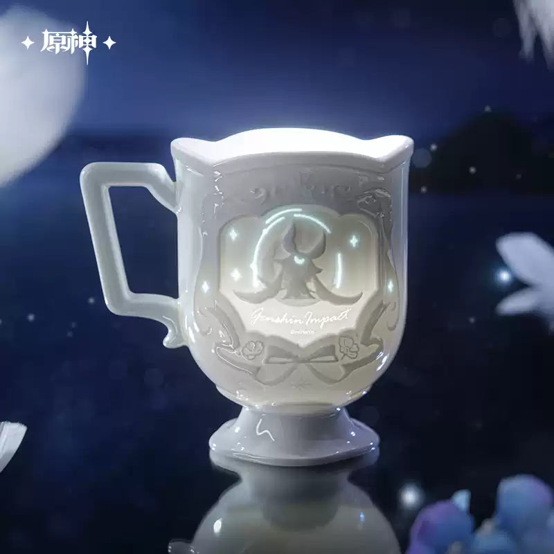 [PO] GI Official Merch ✦ The Returning Moon Goddess Series | Columbina Impression Linglong Porcelain Cup Set