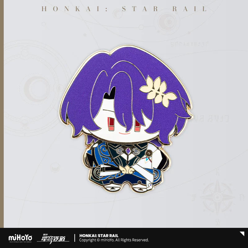 [PO] HSR Official Merch ✦ Chibi Doll Series | Wobble Enamel Badge