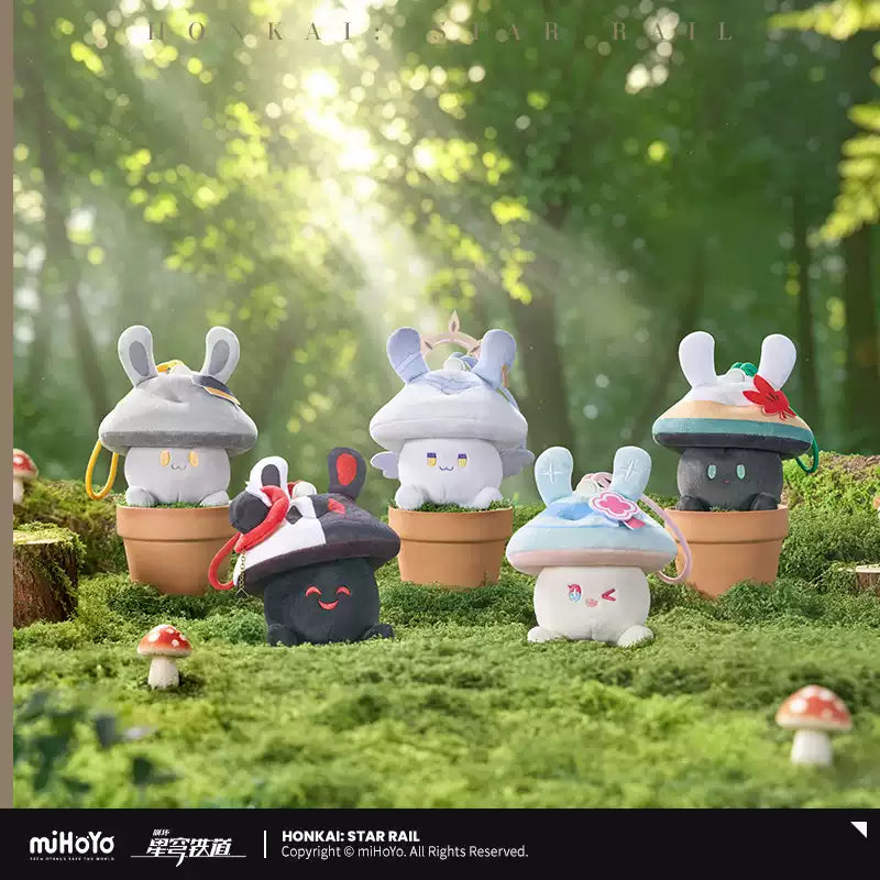 [PO] HSR Official Merch ✦ Mushy Shroomy Series | Plush Earphone Pouch
