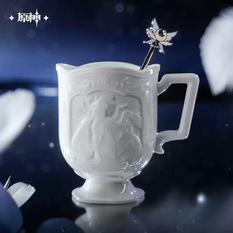 [PO] GI Official Merch ✦ The Returning Moon Goddess Series | Columbina Impression Linglong Porcelain Cup Set