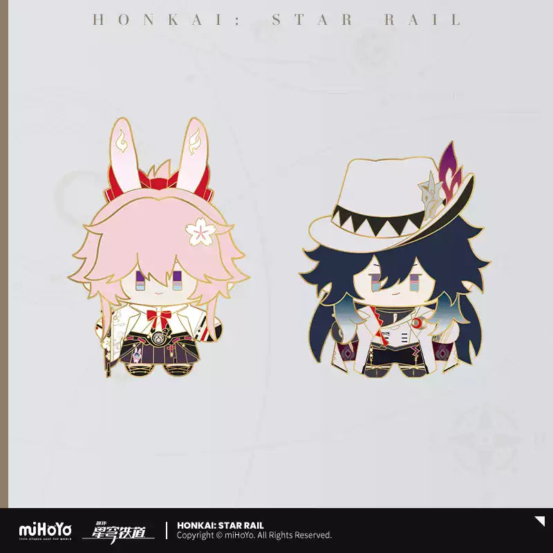 [PO] HSR Official Merch ✦ Chibi Doll Series | Wobble Enamel Badge