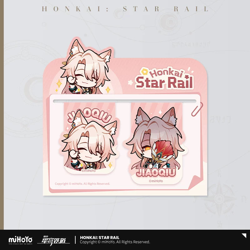 [PO] HSR Official Merch ✦ Pom-Pom Gallery Series | Soft Magnetic Bookmark Set