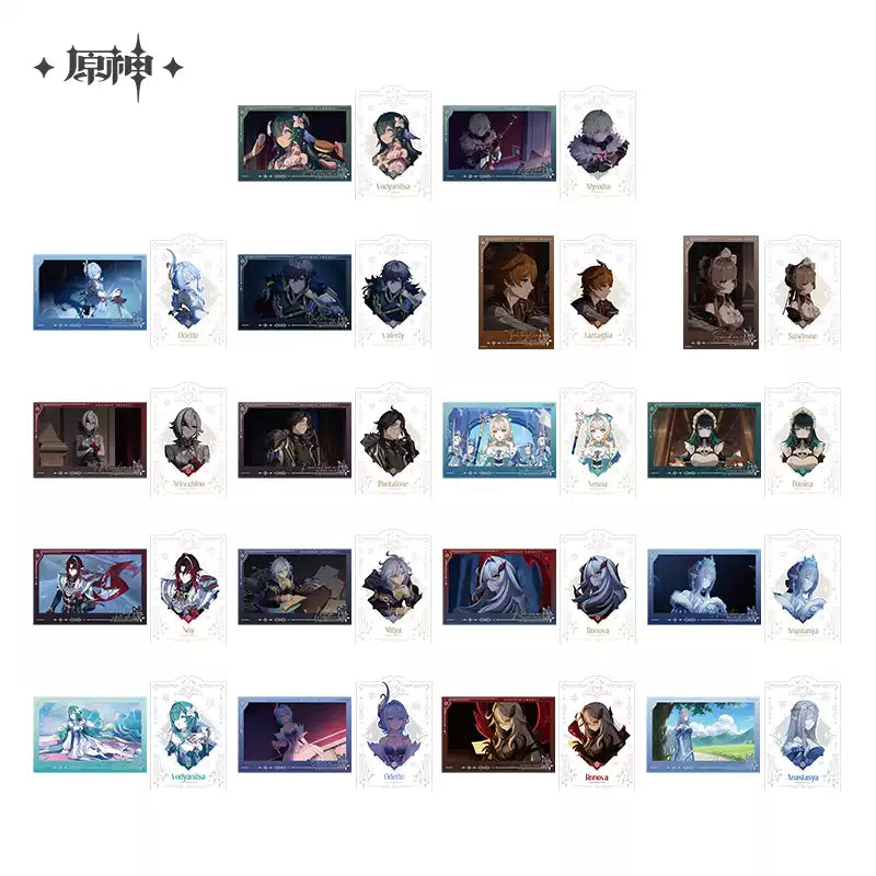 [PO] GI Official Merch ✦ Sudden Snow Series | Collectible Card Set Blind Box