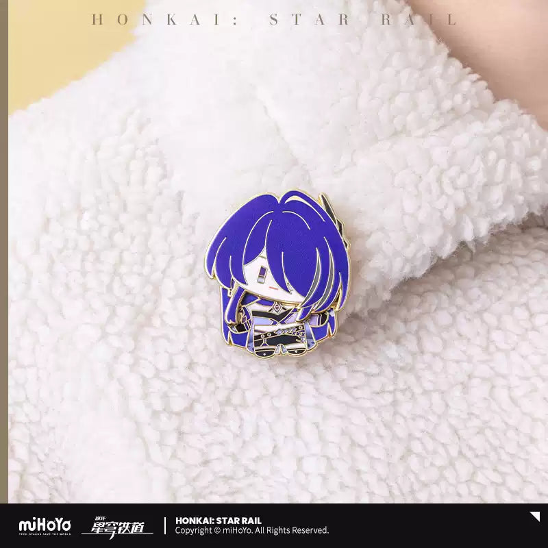 [PO] HSR Official Merch ✦ Chibi Doll Series | Wobble Enamel Badge