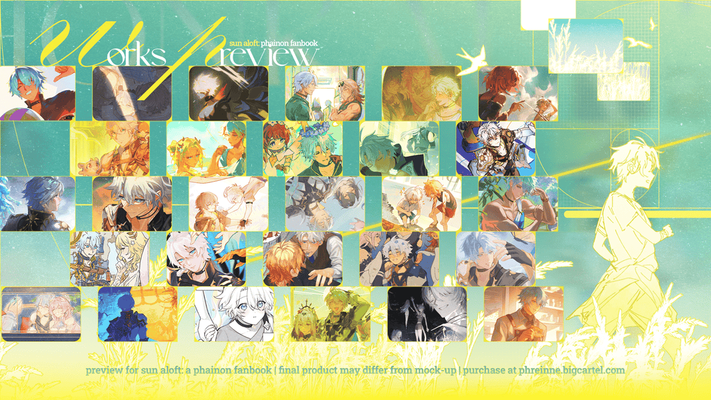 [PO] HSR Fan Merch ✦ Sun Aloft: Phainon Fanbook [ENDS 03/18]