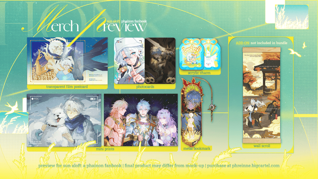[PO] HSR Fan Merch ✦ Sun Aloft: Phainon Fanbook [ENDS 03/18]