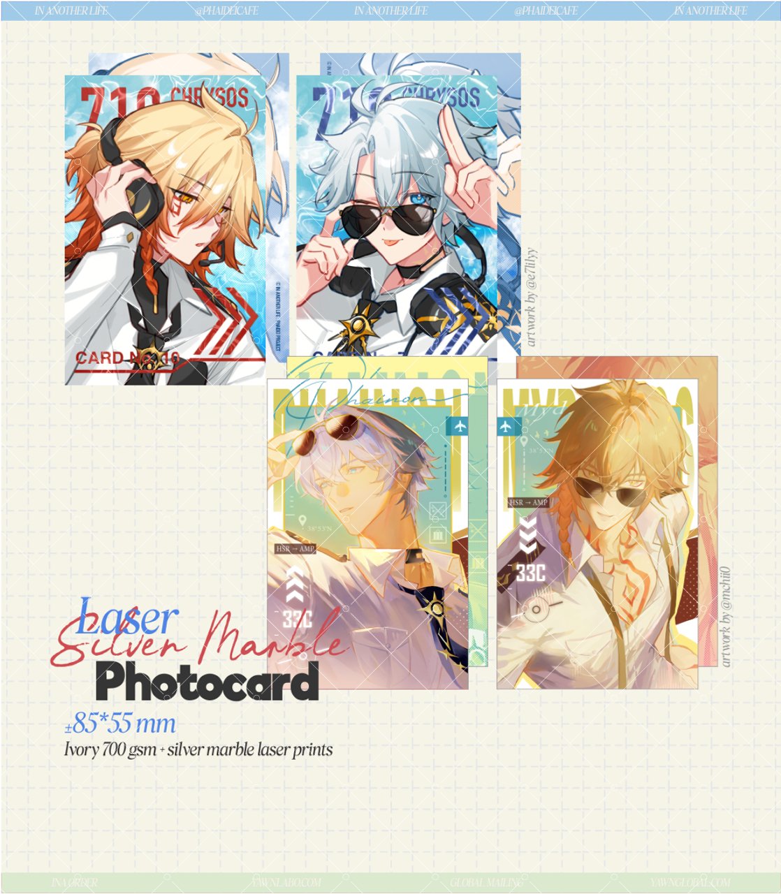 [PO] HSR Fan Merch ✦ In Another Life: Phaidei Project - Batch 2 [ENDS ON 04/30]