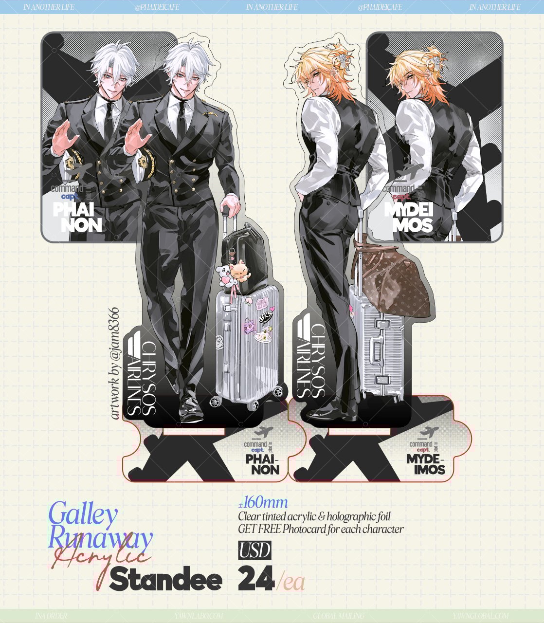 [PO] HSR Fan Merch ✦ In Another Life: Phaidei Project [ENDS ON 03/26]