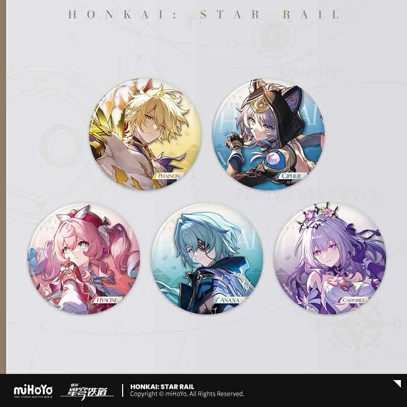 [PO] HSR Official Merch ✦ Interstellar Journey Series | Round Tin Badge